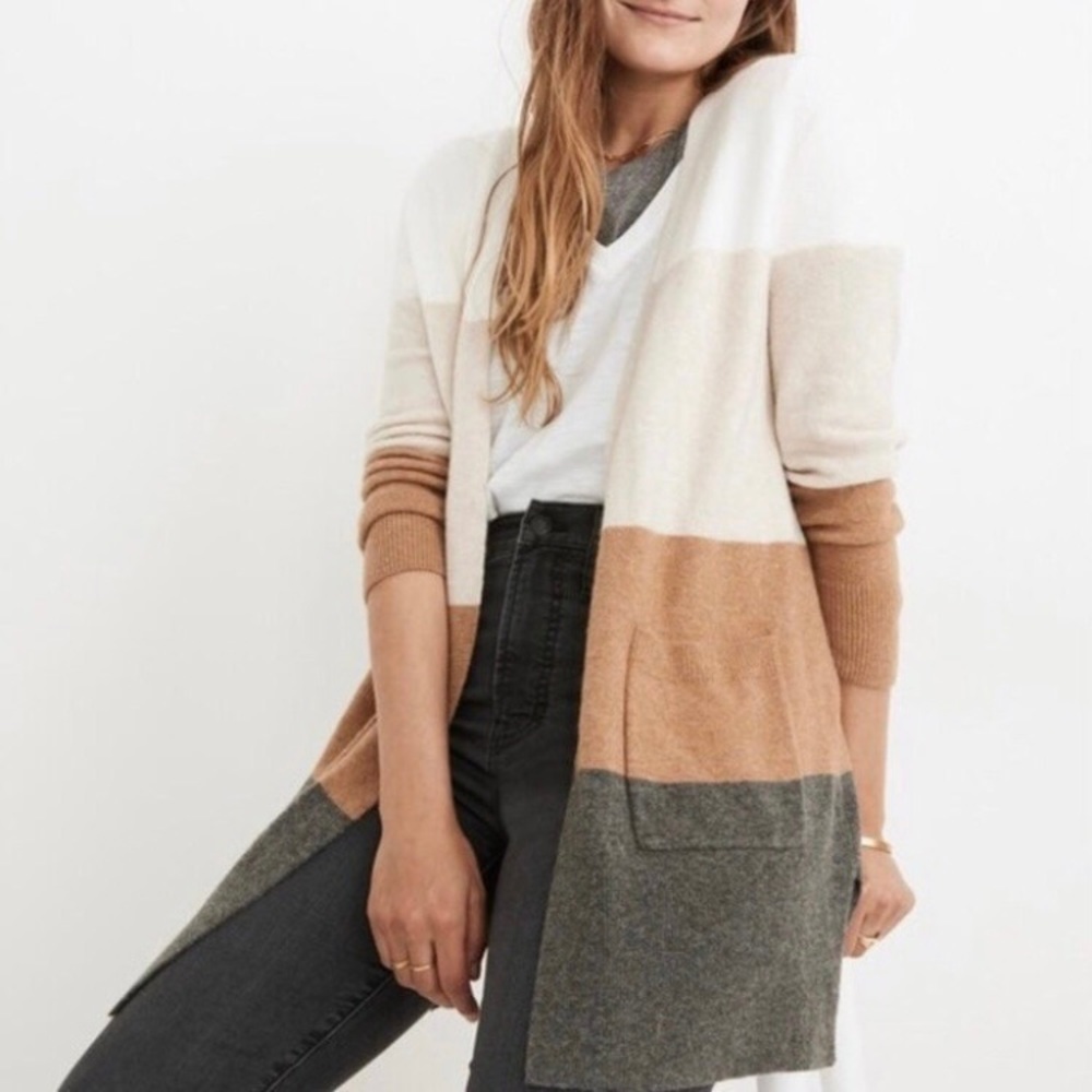 MADEWELL Kent Striped Cardigan